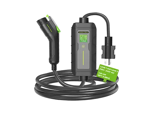 Carregador Aweltec CEVMaster N&iacute;vel 1 + 2 EV 16A 110-240V J1772 Port&aacute;til 16FT