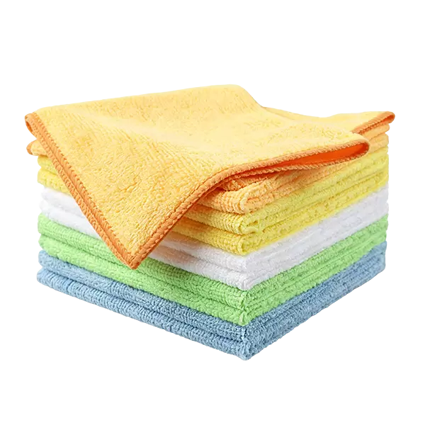 Panos de limpeza de microfibra 12x12 toalhas felpudas ultra absorventes 12 unidades