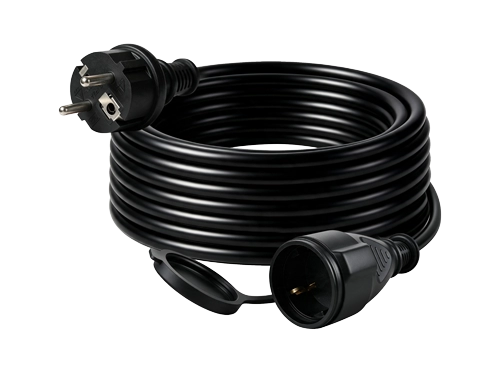 Cabo de extens&atilde;o exterior ALLROAD Schuko IP44 16A &agrave; prova d'&aacute;gua cabo alem&atilde;o 5m